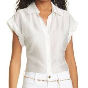 Frame Lynn Blouse Blanc BNWT